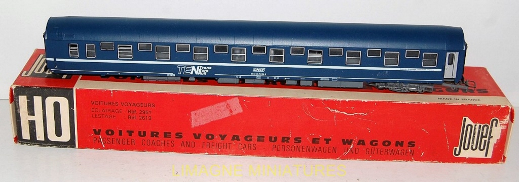 Hornby-Jouef: sleeping car SNCF type MU ref. HJ4054